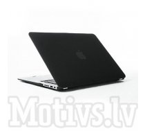 Apple MacBook Air 11" 11.6" A1370 A1465 Full Body (Front&Back) Snap-On Hard Shell Case Cover, black transparent – aizsargvāks