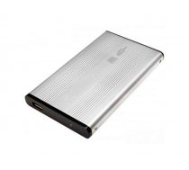 USB 2.0 2.5'' SATA HDD Cietā diska / SSD korpuss - External Case Enclosure (Silver)