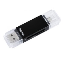 Hama USB 2.0 OTG Card Reader Basic SD/microSD black