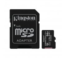 Kingston Canvas Select Plus 64GB microSD Memory Card (Class 10 UHS-I SDHC 100 MB/s read) + Adapter - atmiņas karte
