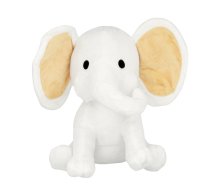 Bērnu Mīksta Plīša Rotaļlieta Zilonis, 27 cm, Balts | Kids Baby Soft Plush Toy