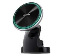 Joyroom JR-ZS290 Car Magnetic Phone Holder Qi Induction Charger 15W for Dashboard, Black | Automašīnas Telefona Turētājs ar Bezvadu Uzlādi