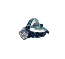 Forever Galvas Lukturis Ultra T6 2x 10W + XP-E 2x 3W Gaismas Avots + 2x 18650 Akumulatori | Headlamp Light Source Flashlight