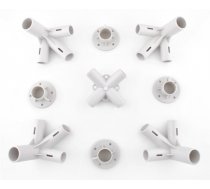 Nojumes stiprinājumu komplekts 25/19/19mm 3x3m | Set of connectors for garden pavilions