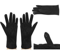 Cimdi Skārienjūtīgam Ekrānam, melni - Capacitive Touch Screen Gloves for iPhone, Samsung phones, tablets