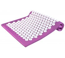 Akupresūras paklājiņš akupunktūras masāžas adatu paklājs Kuznetsova aplikators 65 x 40 cm, violets | Acupressure Massage Mat