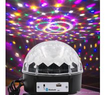 Bluetooth LED disko bumba projektors gaisma ar skaļruni, USB MP3 | Chrystal Magic Disco Ball Party Light - disco balls