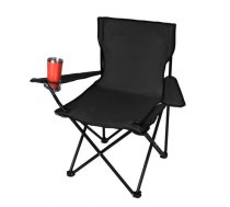 Piknika / Tūrisma saliekams krēsls, melns l Picnic / Tourist folding chair