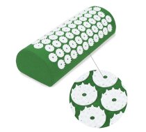 Akupresūras akupunktūras masāžas adatu spilvens, zaļš | Acupressure Neck Pillow (40x15cm)