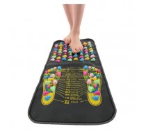 Akupresūras akupunktūras paklājs, akmeņu oļu masāžas paklājiņš pēdām 70cm | Pebble Massage Mat