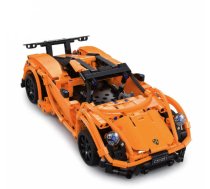 RC Building Blocks Racing Car Double Eagle, Orange | Konstruktors Radiovadāma Mašīna Auto