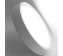 LED Paneļveida Lukturis Gaismas Avots Lampa 12W 3000K, Balta | LED Surface Mounted Panel Round Lamp Flashlight