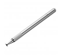 Baseus Golden Cudgel Stylus + Pildspalva, Sudraba | Double-sided Capacitive Stylus with Gel Pen, Silver