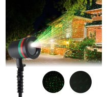 Āra LED Projektors Lāzera Lampa Disko Gaismas Prožektors | Garden Outdoor Projector Laser Disco Light Spotlight