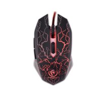 Rebeltec DIABLO Gaming Computer USB Wire Mouse, Black-Red | Spēļu Datorpele ar Vadu