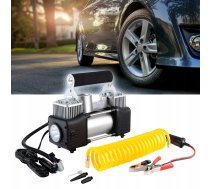 Automašīnas Riepu Gaisa Kompresors Pumpis 12V ar Lukturi | Car Air Compressor Pump with Flashlight