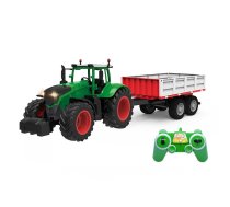 RC Double Eagle Radiovadāms Fermas Traktors ar Piekabi 1:16 | Farm Tractor with Trailer