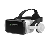 Shinecon G04BS VR Stereo Video 3D Virtuālās Realitātes Brilles Telefonam, Balta | 3D Glasses Headset Virtual Reality Smartphone Helmet