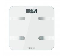 Forever AS-100 Istabas Ķermeņa Svari, Balts | Bathroom Scale Body Fat Composition Scale