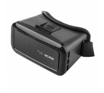ACME VRB01 Stereo Video 3D Virtuālās Realitātes Brilles Telefonam, Melnas | 3D Glasses Headset Virtual Reality Smartphone Helmet
