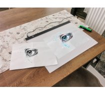 Apgaismots Zīmēšanas Kopēšanas Dēlis Planšete Tāfele LED A3 | Drawing Board Illuminated Tracing Paper Tablet