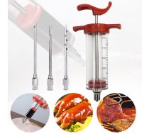 Kulinārijas Gaļas Marinēšanas Mitrināšanas Šļirce Inžektors 50 ml + 3 Adatas | Cooking Meat Syringe Marinade Injector 50 ml