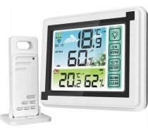 Bezvadu Meteoroloģiskā Stacija Digitālais Termometrs Higrometrs | Wireless Weather Station Digital Thermometer Hygrometer