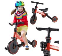 Bērnu Trīsritenis Līdzsvara Velosipēds Trike Fix Mini 3-in-1, Sarkans | Kids Tricycle Bicycle Balance Bike