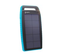 BigBlue BET111 Ūdensizturīgs Ārējais Portatīvais Akumulators ar Saules Bateriju 15000mAh, Melns | Waterproof Portable Solar Battery Charger