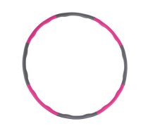 Sporta Saliekams Masāžas Vingrošanas Riņķis Stīpa Rozā 85 cm| Folding Gymnastics Sport Massage Hula Hoop Exercise Ring Pink