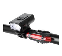 Forever Active BLG-200 Velosipēda Priekšējais un Aizmugurējais LED Lukturis Gaisma USB | Bicycle Front and Rear Light