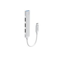 Havit USB Type C Hub with 3x USB 2.0 and 1. USB 3.0, Silver | Hubs Centrmezgls Adapters