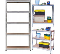 Saliekams Metāla Noliktavas Biroja Istabas Plaukts Skapis, 150x75x30cm | Folding Rack for Home Warehouse Office