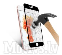 Apple iPhone 7 / 8 / SE (2020) (2022) 4.7" 5D Pilna Pārklājuma Aizsargstikls, Melns | Tempered Glass for Screen Protector