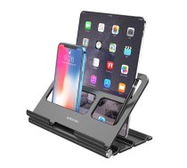 Borofone Desktop Bracket Table Holder for Smartphone Tablet, Black | Galda Telefona Planšetes Turētājs Mājai Ofisam Darbam