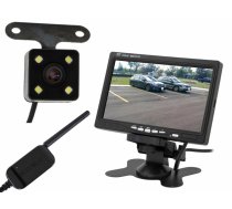 Automašīnas Aizmugurējā Skata Atpakaļgaitas Kamera ar 7" TFT LCD Monitoru Ekrānu Parkošanās Palīgs | Car Reverse Rear View Camera