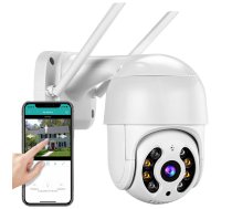 Rotējoša Āra IP WiFi Videonovērošanas Kamera ar Mikrofonu Full HD Zoom | Outdoor Security Surveillance Camera