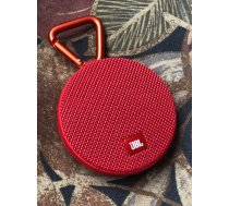 JBL Clip 2 3W Bluetooth 5.0 Wireless Speaker, Red | Portatīvs Bezvadu Skaļrunis Tumba Tumbiņa