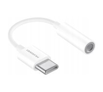 Huawei CM20 USB Type C uz 3.5 mm AUX MiniJack Adapteris Kabelis Vads, Balts | USB-C to 3.5 mm Female Adapter