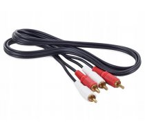 Savienojuma kabelis 2 RCA un 2 RCA, 1,5 m | Connection Cable 2 RCA to 2 RCA Cinch, 1.5 m