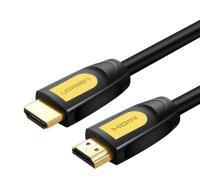 Ugreen HDMI 2.0 Audio Vidoe Cable HD101, 4K 60Hz, 2m, Black-Gold | Audio Video Vads Adapteris Kabelis