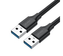 Ugreen USB Type A (Male) - USB Type A (Male) 3.2 Cable 1 m, Black | Datu Pārraides Kabelis