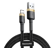 Baseus Cafule USB Apple Lightning Data Charging Cable 1,5A 2m, Gold / Black | Lādētājvads Datu Pārraides Kabelis