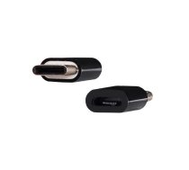 Micro USB to USB Type C Small Adapter , Black | Adapteris Pāreja