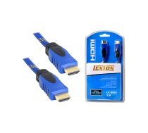Cable HDMI to HDMI 1.4, 3m, Blue | Audio Video Vads Adapteris Kabelis