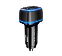 Borofone BZ14A Max Car Charger 2xUSB, 2.4A, Black | Automašīnas Lādētājs Adapteris