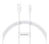 Baseus Superior Series USB to USB Type C Data Charging Cable 100W 1m, White | Lādētājvads Datu Pārraides Kabelis