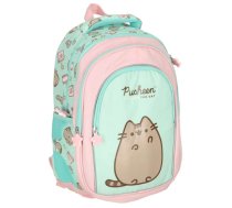 Jauniešu Skolas Mugursoma - Pusheen Mint - 16 collu 4 nodalījumu | School Backpack