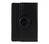 Vāks apvalks pārvalks priekš Samsung Galaxy Tab S5e SM-T720 | Litchi Texture Leather Protection Tablet Cover [with 360 Degree Rotary Stand] - Black