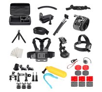 GoPro Hero Sporta kameru stiprinājumu aksesuāru komplekts 50 gab. | SJCAM Sports Action Camera Accessory Montage Kit Set